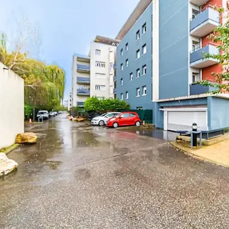 Appartement Joli T2 Avec Garage Gratuit Et Balcon à Villeurbanne Extérieur photo